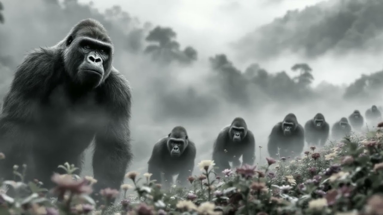 Gorillas Show Gentle Strength in Family Bonds