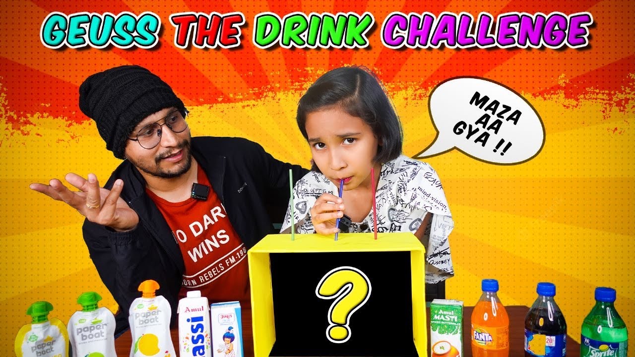 Guess the Drink Challenge game / PART 3 | #LearnWithPari