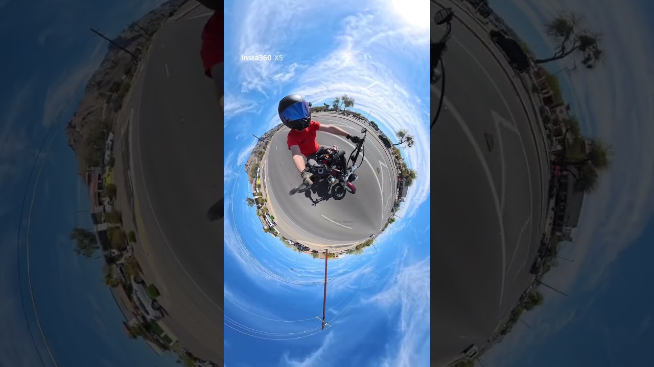 Tucson Arizona motorcycle ride along. Motorcycle pov drive through town. Insta360 x5 Harley-Davidson