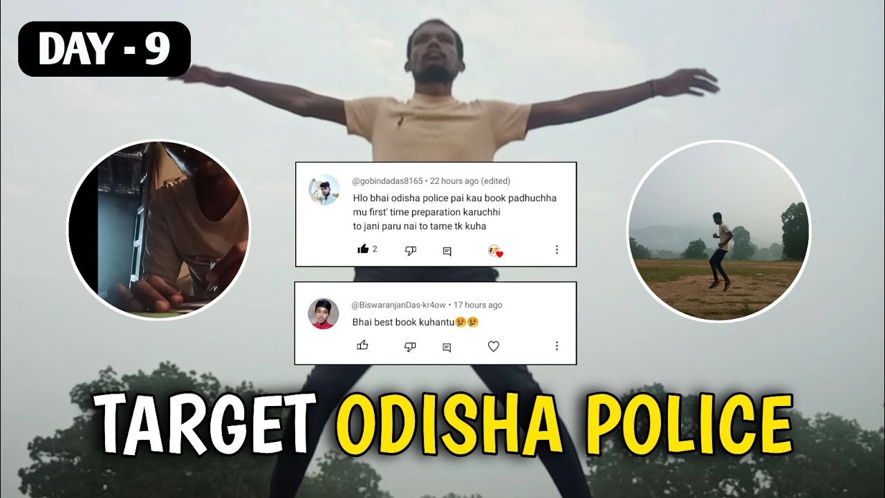 DAY - 9 🎯 TARGET ODISHA POLICE !! Odisha Police OSAP IRB 2024 !! Book For Odisha Police