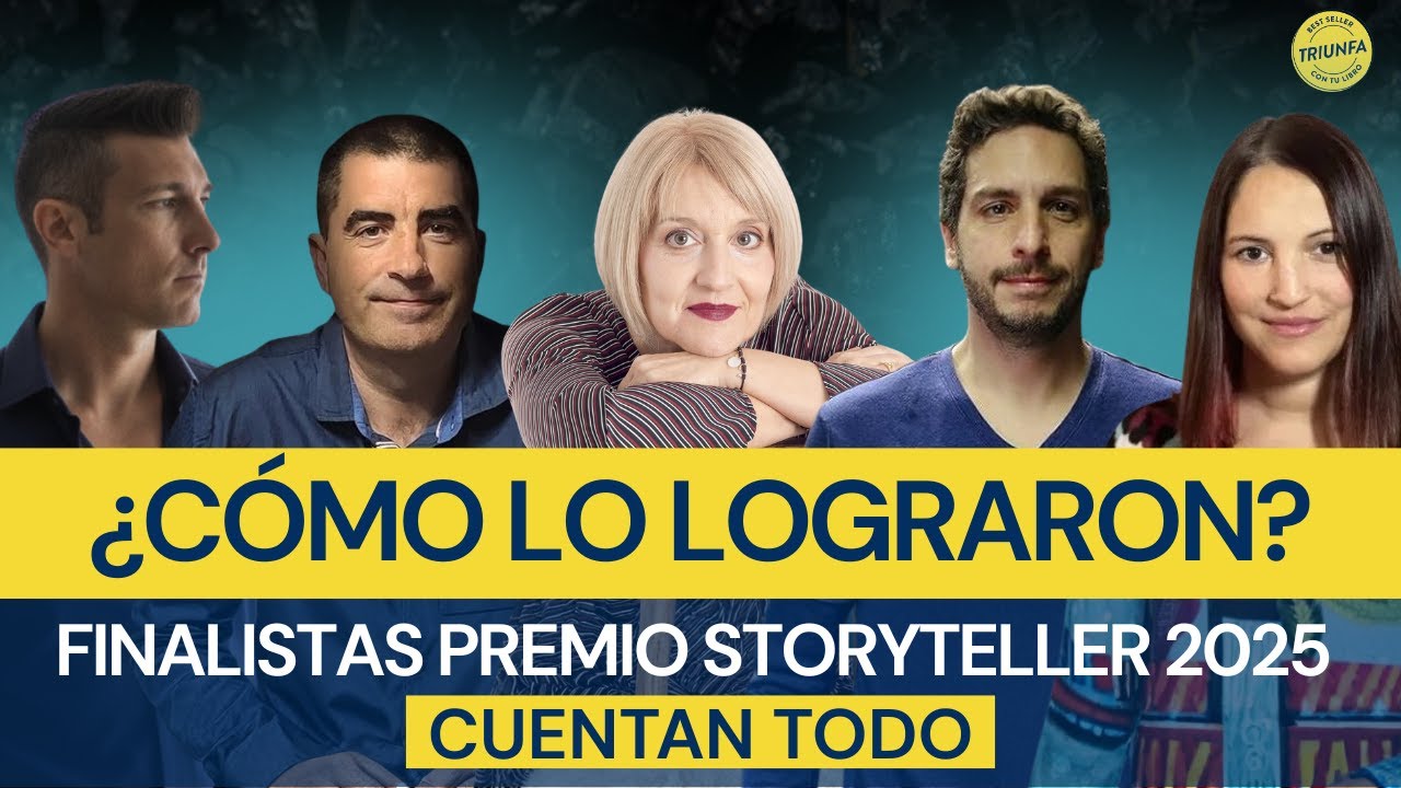 Así escriben, publican y promocionan sus libros los 5 finalistas del Premio Amazon Storyteller 2025
