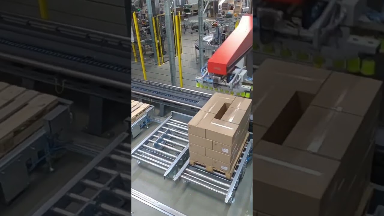 roTeg Palettieranlage bei Van De Velde Packaging Niessen