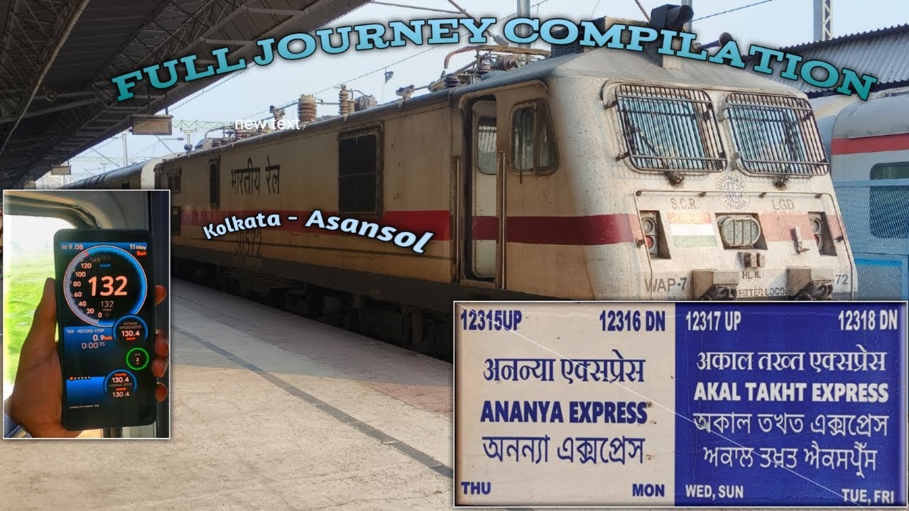Full Journey on Akal Takht Express (12317) | Indian Railways Compilation by Railfaning Ladka