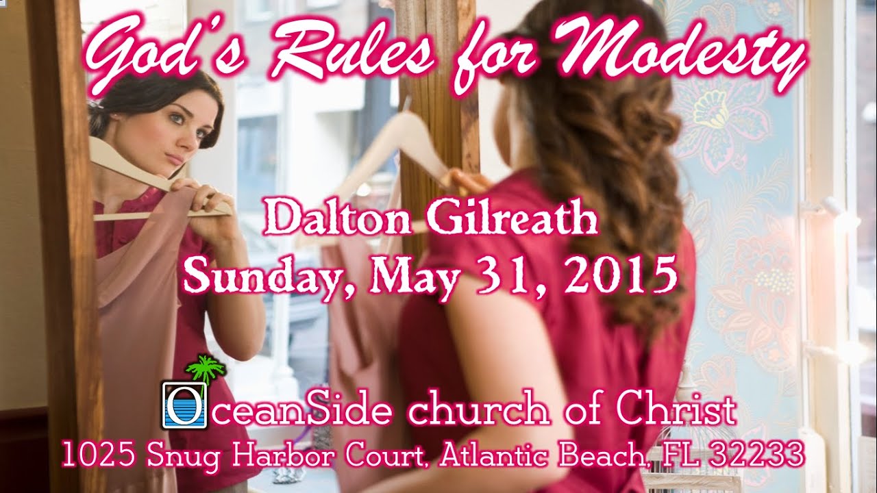 God's Rules for Modesty