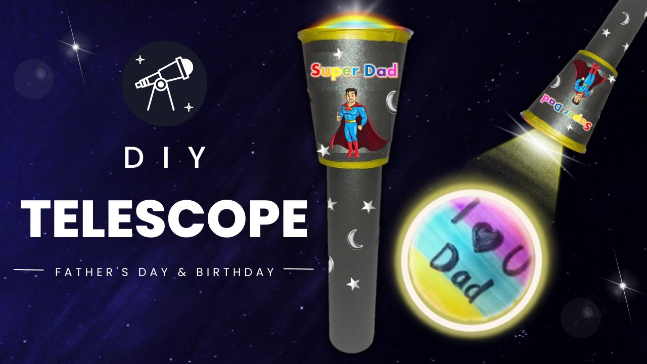 DIY Telescope| Amazing father's day craft idea for kids| Telescope Craft with Paper| 2022 Gift Idea