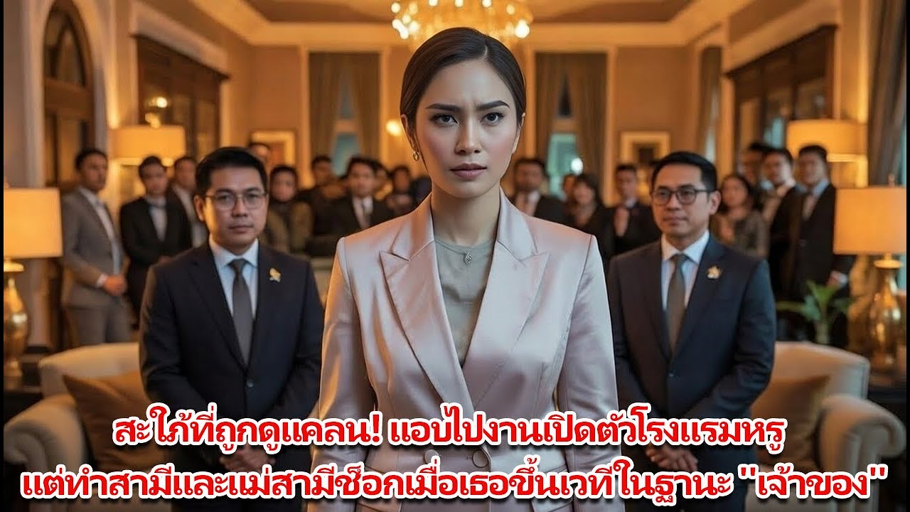 สะใภ้ที่ถูกดูแคลน! แอบไปงานเปิดตัวโรงแรมหรู แต่ทำสามีและแม่สามีช็อกเมื่อเธอขึ้นเวทีในฐานะ ''เจ้าของ'