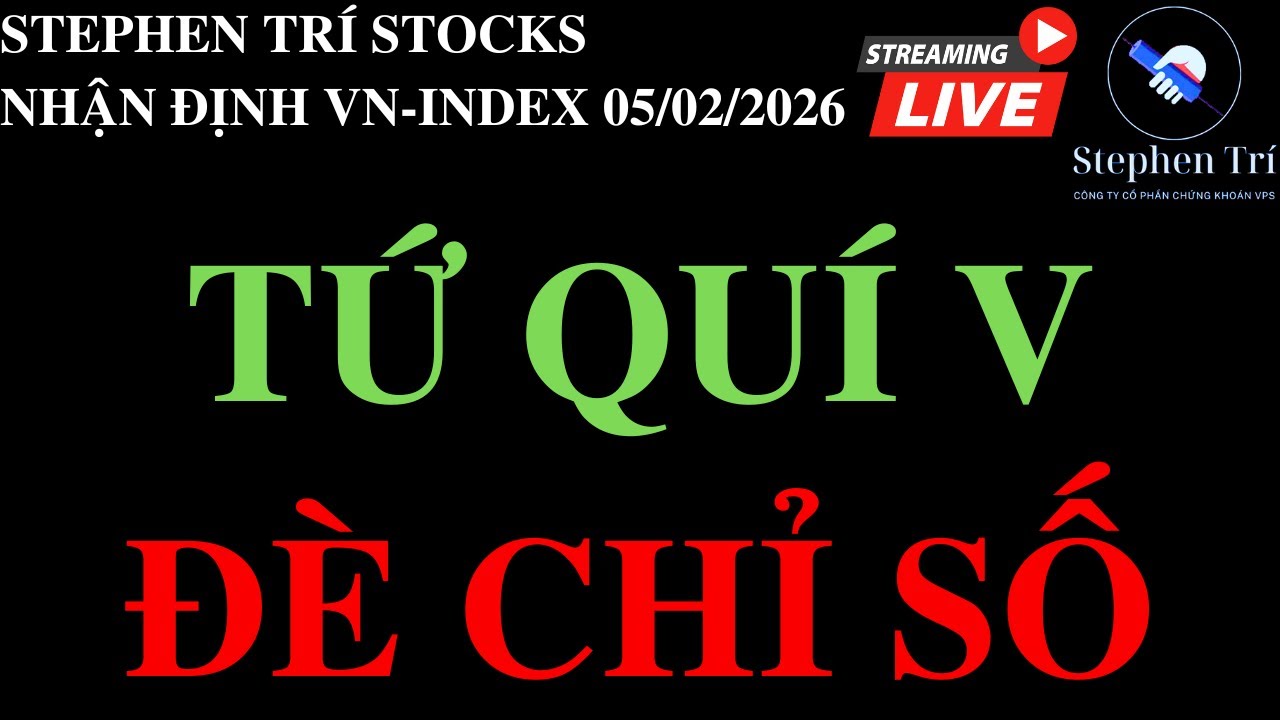 🔴VN-INDEX 05/02/2026: VIC, VHM, VRE, VPL kéo thị trường xuống - HPG tăng trần