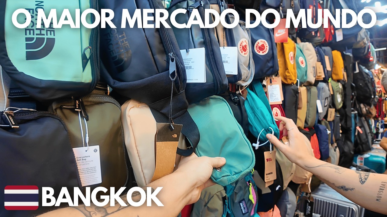VISITAMOS O MAIOR MERCADO DO MUNDO EM BANGKOK 🇹🇭