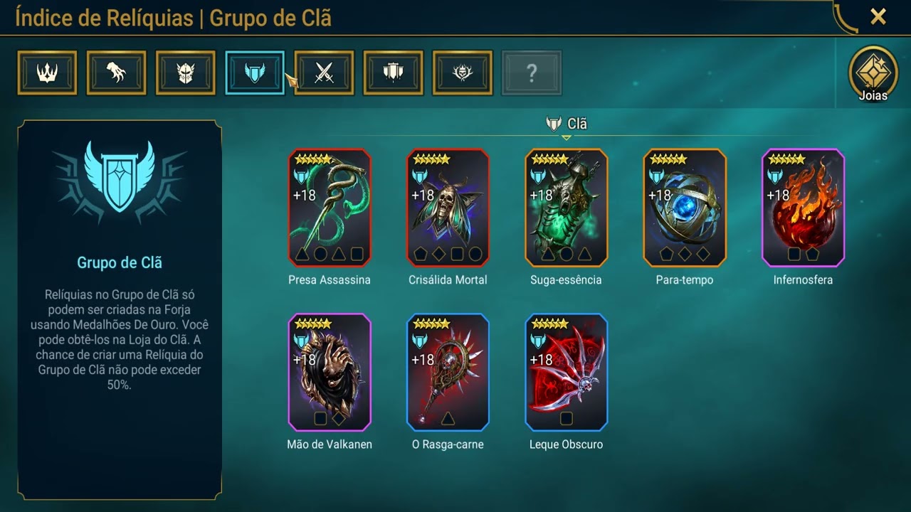 Minha estratégia para melhoria de relíquias | Raid Shadow Legends