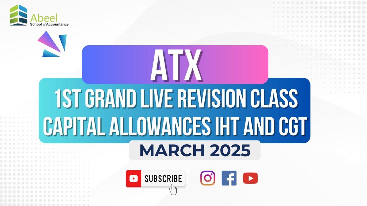 Want to ACE ACCA ATX? Watch This Grand Live Revision Class