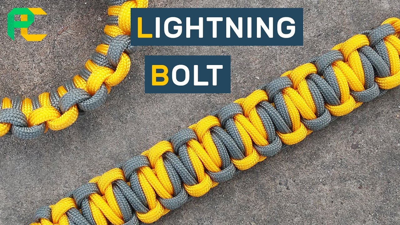 How to make Paracord Bracelet Lightning Bolt