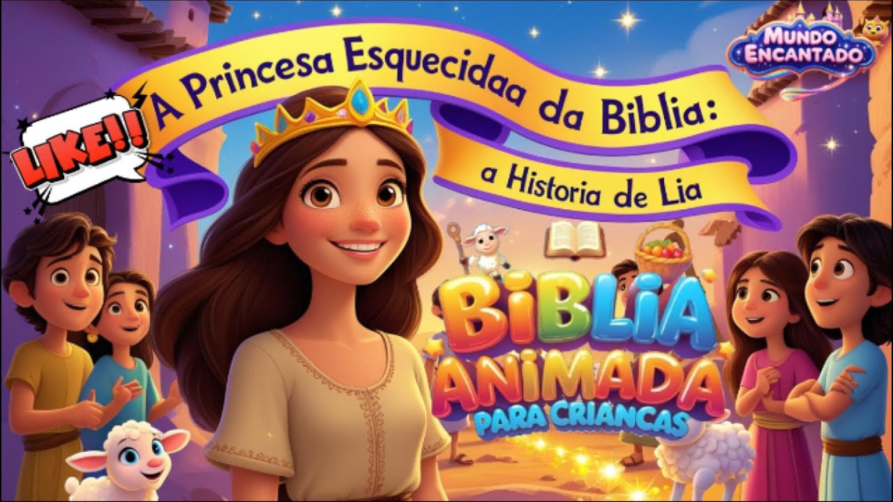 História de Lia: A Princesa Esquecida da Bíblia | Contos Bíblicos para Crianças