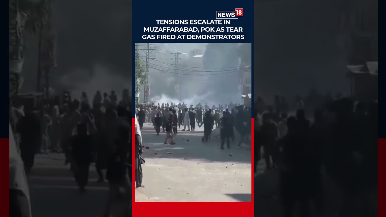 Breaking: Tear Gas Deployed Against Protesters in Pakistan-Occupied Kashmir | #Shorts | N18S