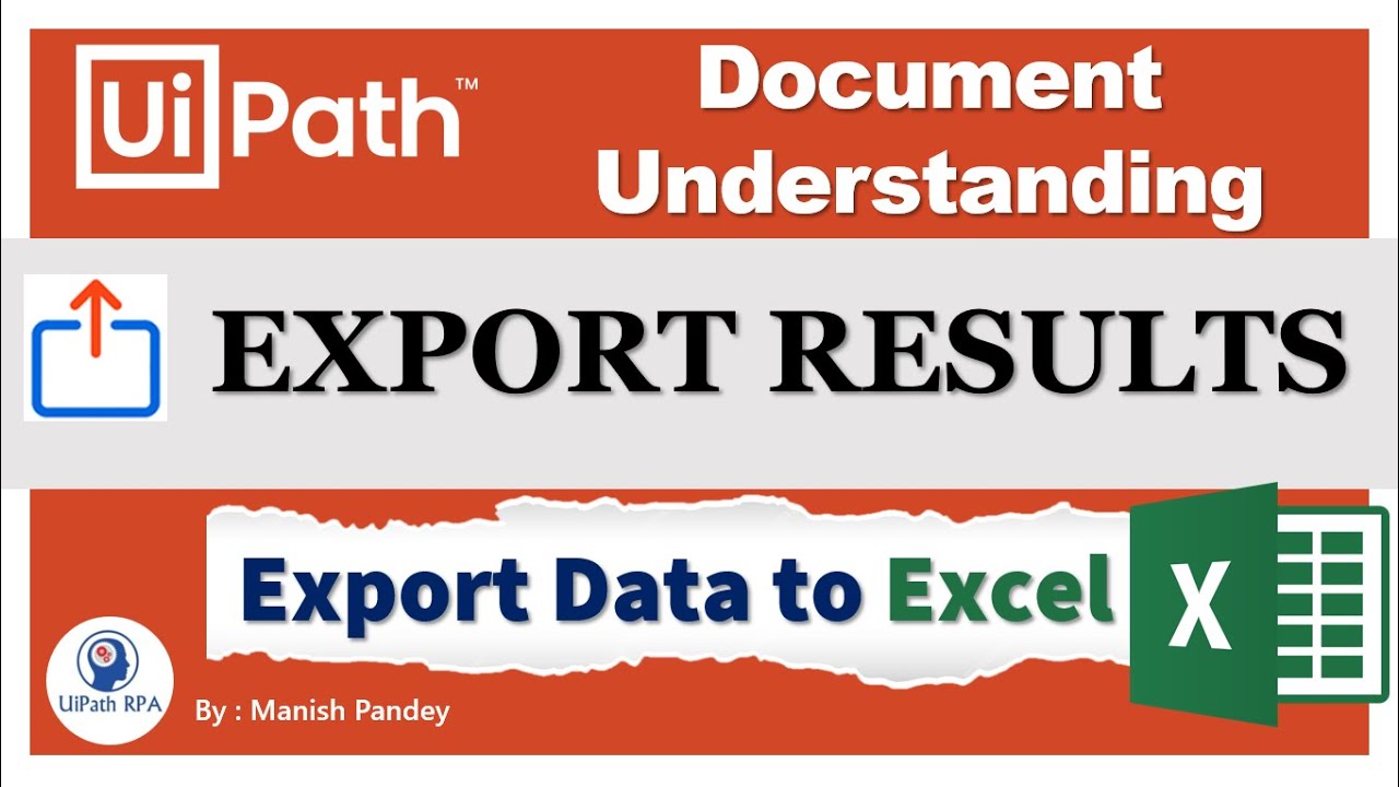 Export Extraction Results in UiPath Document Understanding | Write DataSet to Excel