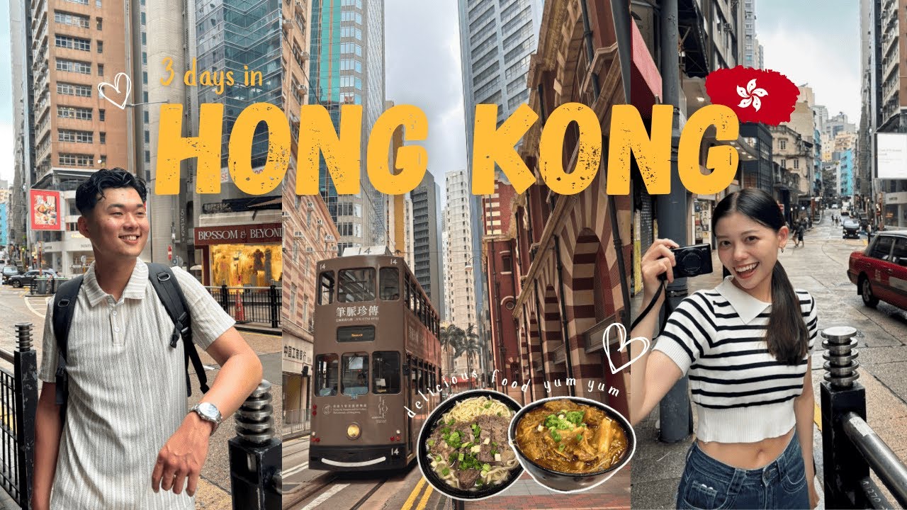 【Travel Vlog 🇭🇰 #1】3 days in Hong Kong | (best food sharing + exploring ) 香港必吃燒鵝、超濃抹茶蛋塔✨