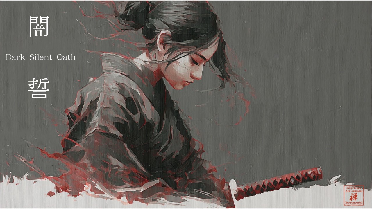 Zen Samurai Meditation Music – Dark Silent Oath | Deep Japanese Shakuhachi Instrumental