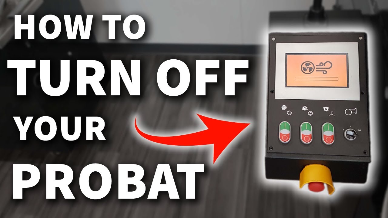 The CORRECT Way To Turn Off Your Probat P Series Roaster | Probat USA