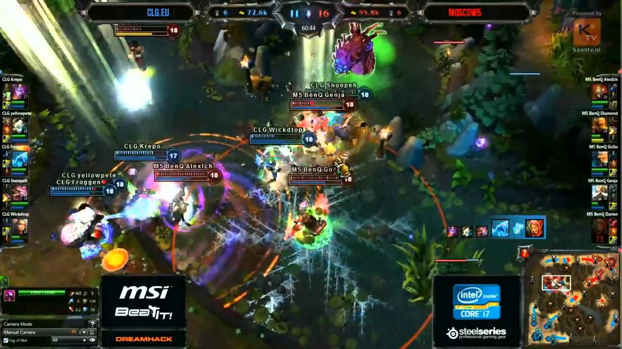 League of Legends DreamHack 2012 - CLG.eu VS. m5 - biggest comeback in History