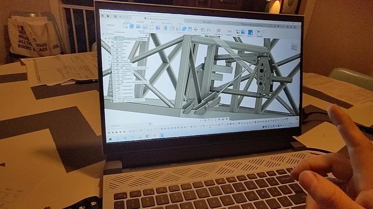 Front suspension on the FMod - time to math!