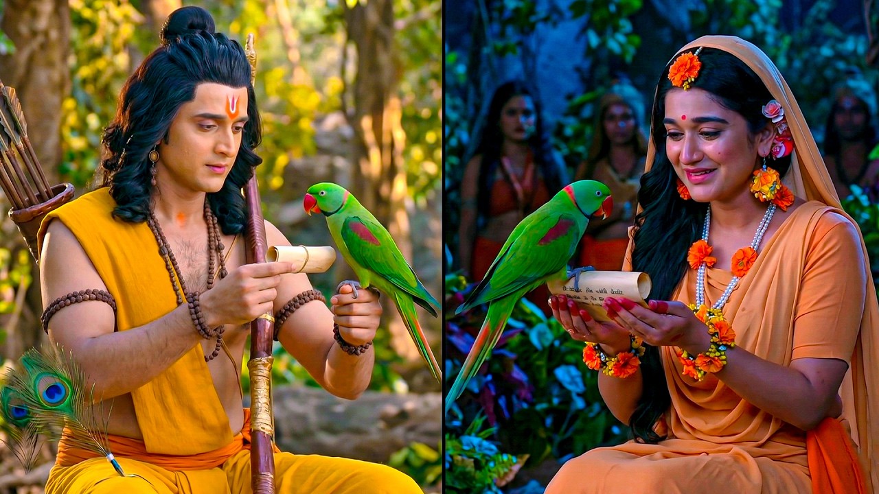तोते ने पहुँचाया प्रभु राम का संदेश, सुनकर भावुक हुईं माता सीता | श्रीमद् रामायण | New Episode 2026