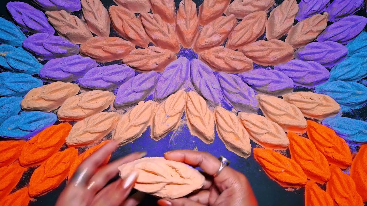 COLOURFUL MINI MASS CRUSH @Crushasmr4k #satisfying #baking #asmrcommunity #relaxing