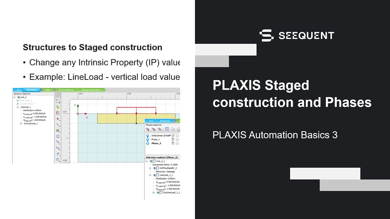Основы автоматизации PLAXIS | Поэтапное строительство и фазы [3/8]