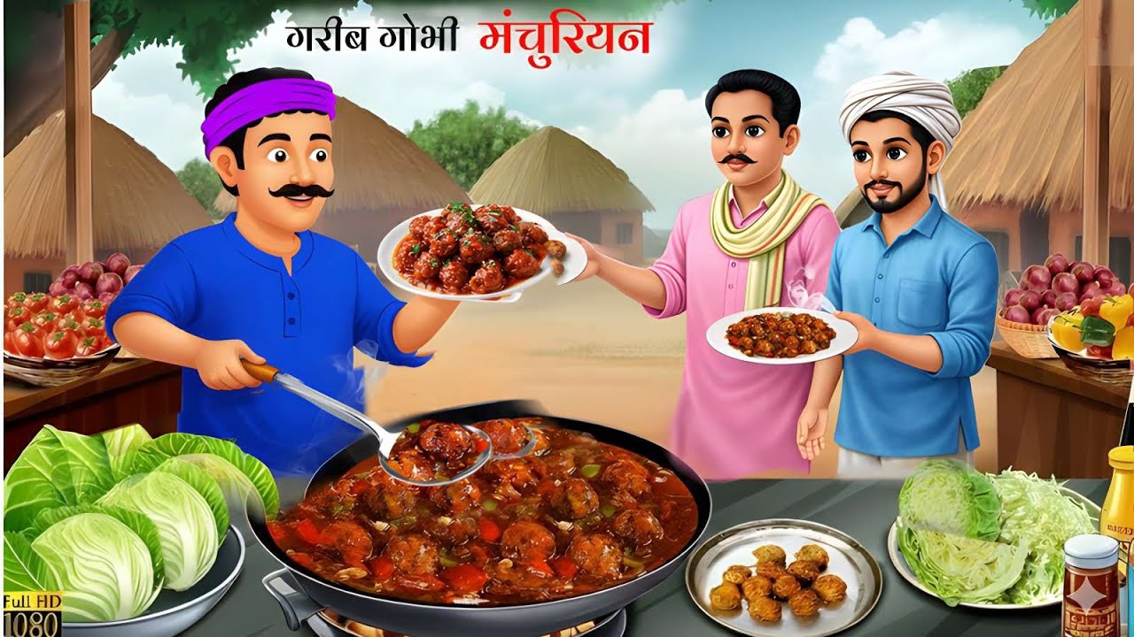 गरीब गोभी मंचूरियन वाली | Gareeb Gobhi Manchurian Wali | Hindi Kahani | Moral Stories | Hindi Story