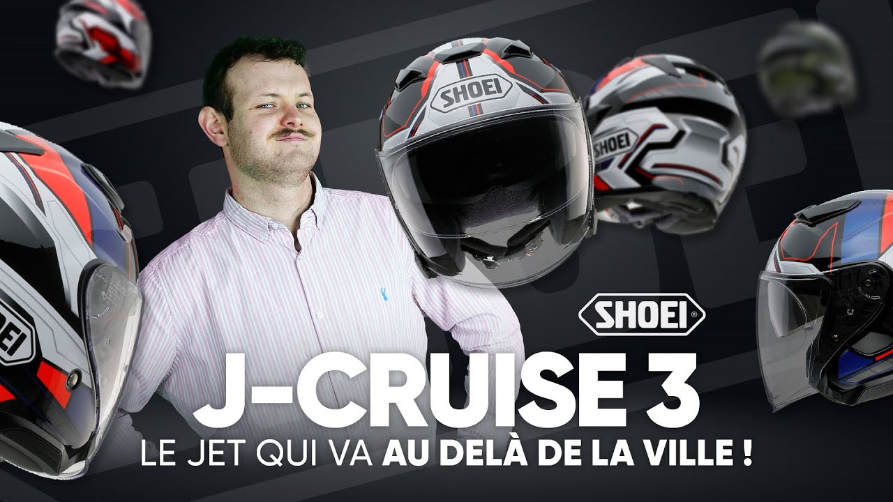 On teste le casque jet de Shoei qui va au del&agrave; de la ville, le J-Cruise 3 ! 💨