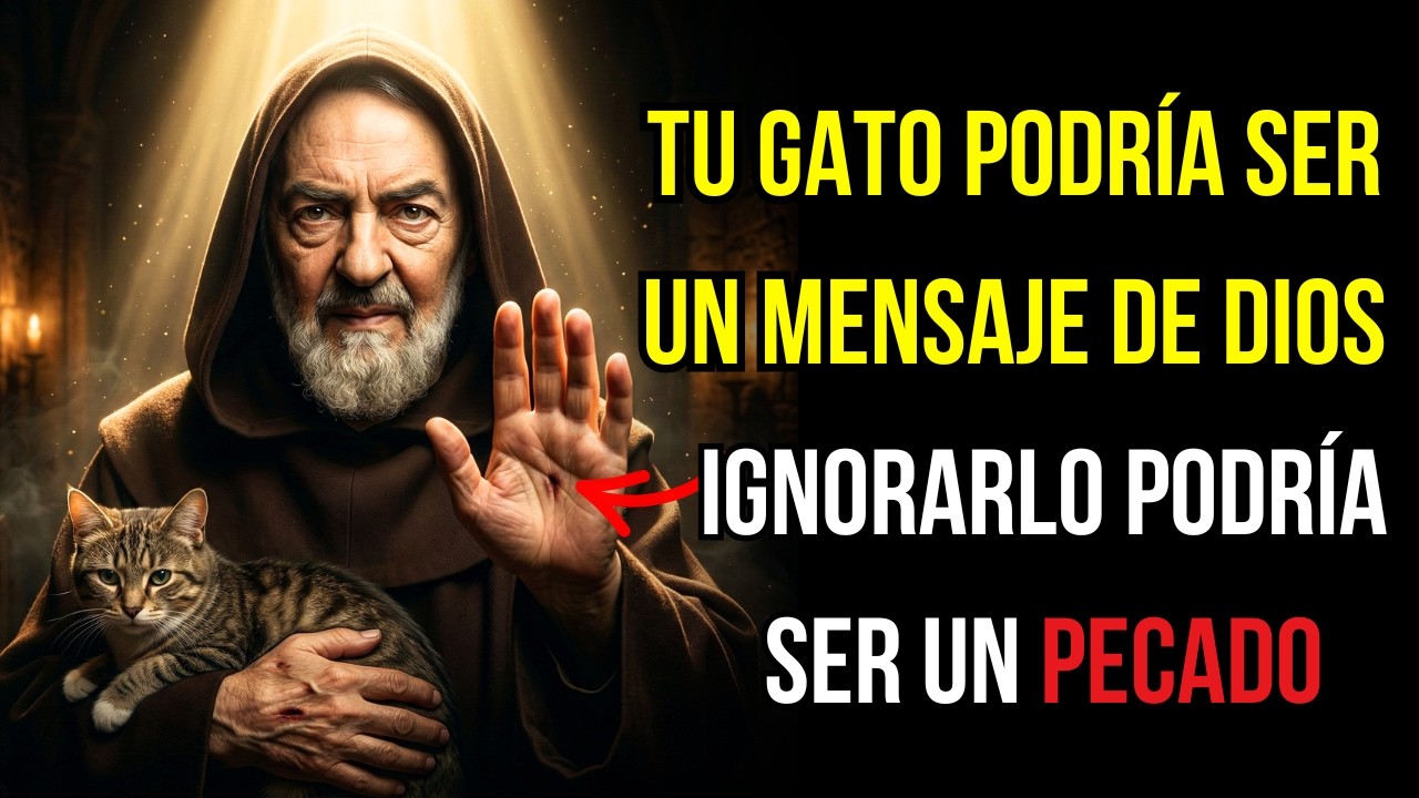 Padre Pío ADVERTÍA: Ignorar a Tu Gato Podría Significar Ignorar a DIOS