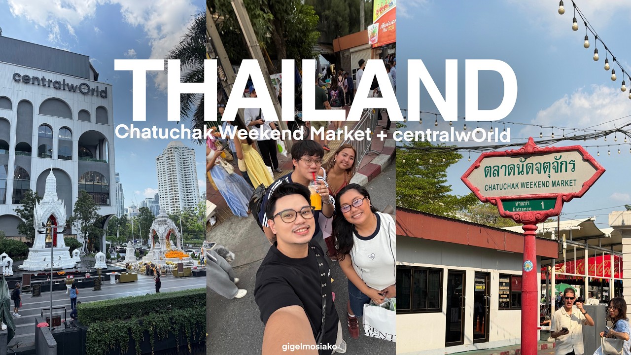 ₱1,200 Hotel in Bangkok 🇹🇭 + Day 1 Weekend Itinerary | Chatuchak Market & City Exploring