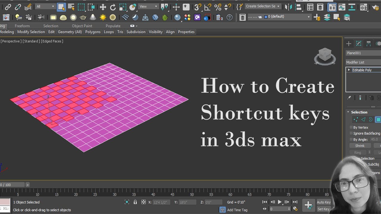 How to Create Shortcut keys in 3ds max