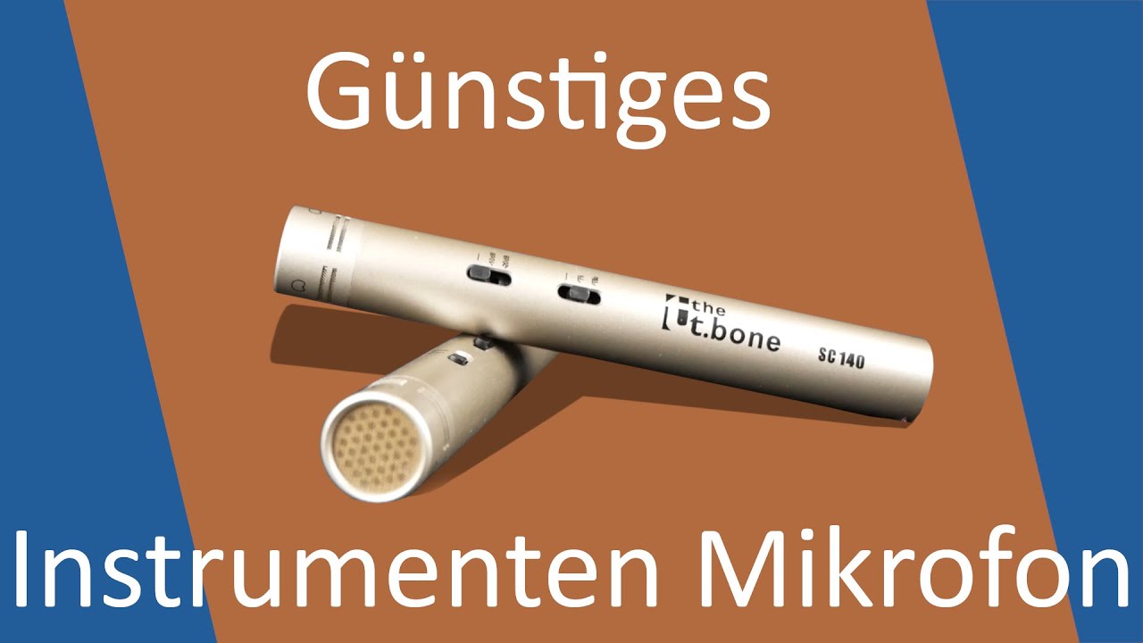 Günstige Kondensator Mikrofone: t.bone SC 140 Stereo Set | technikmachtspass