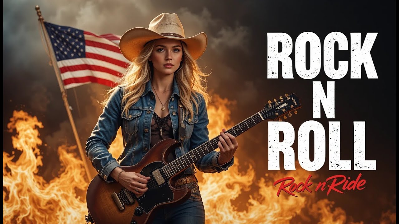 Best Music Rock n Roll 🔥 Biker&rsquo;s Anthem 🤘 Rock N&rsquo; Roll Ride Across America