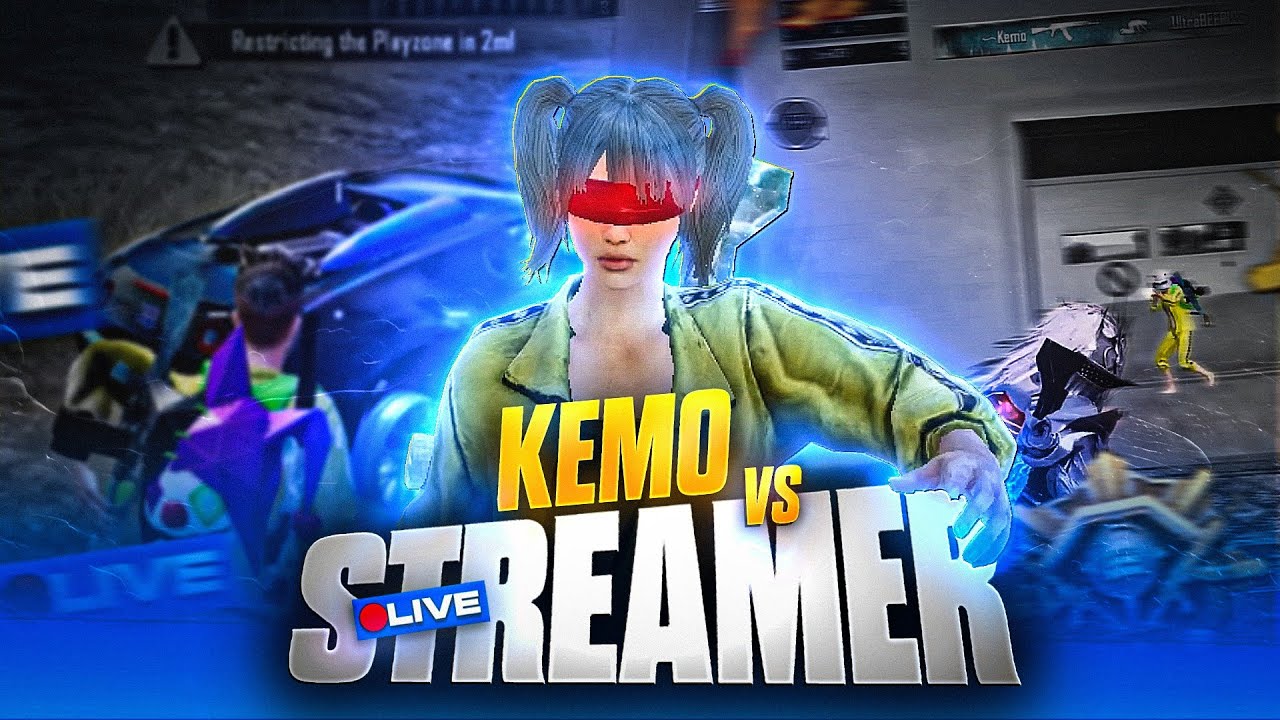 KEMO vs Live STREAMER Squad! [++Failed] | BGMI 🔱