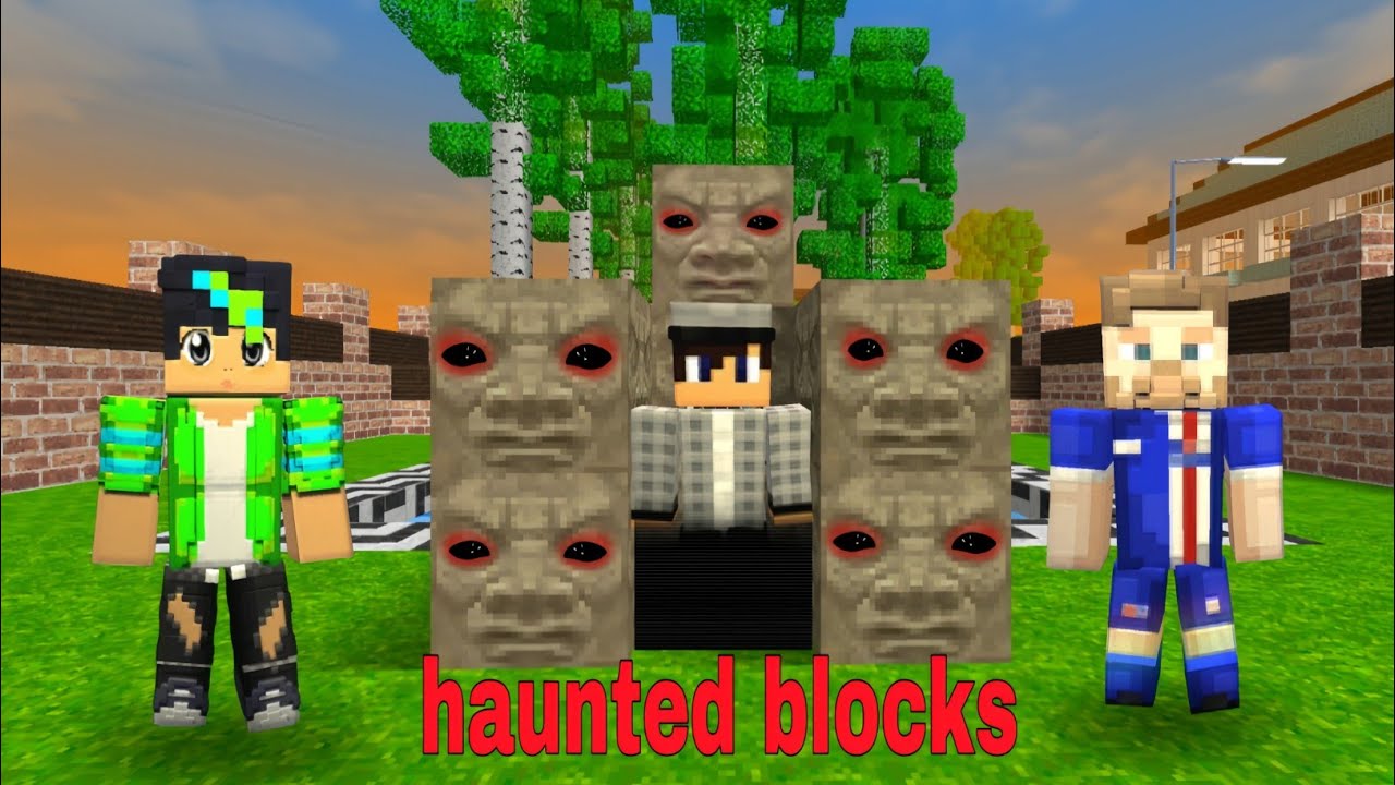Party craft My daddy got stuck in the haunted blocks
