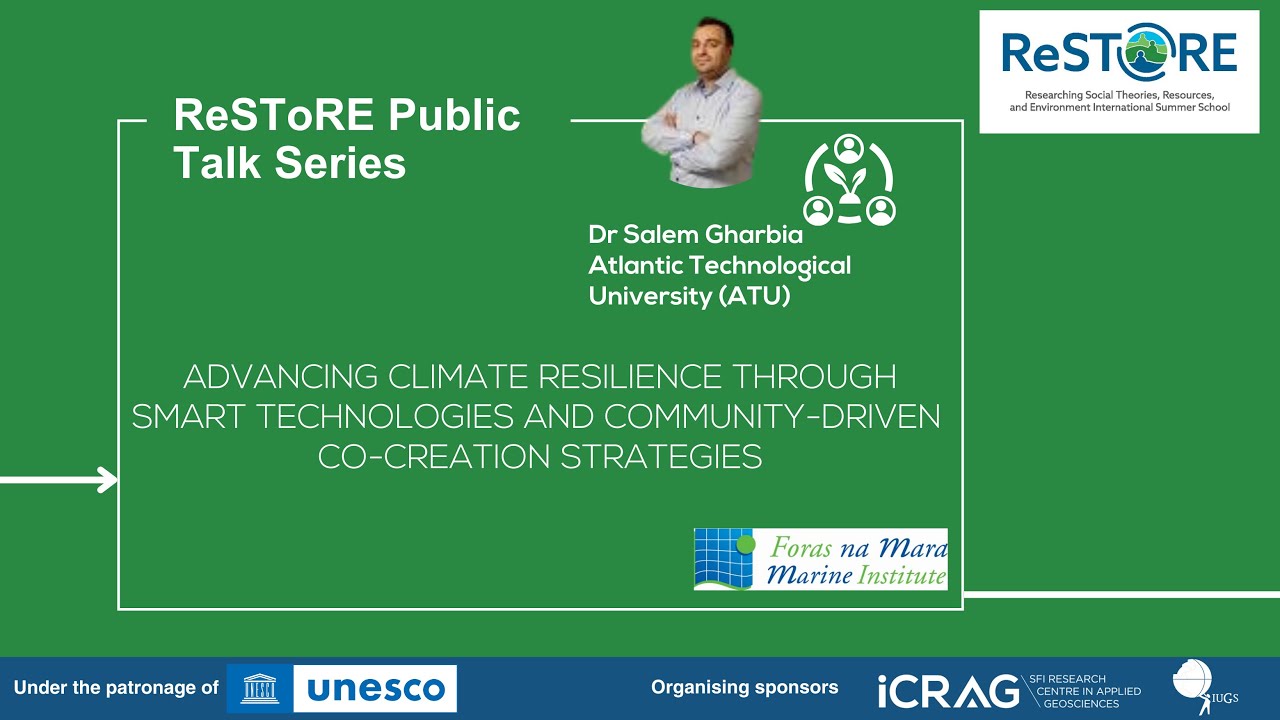 ReSToRE 3: Dr Salem Gharbia - Climate Resilience through Smart Tech & Community-Driven Strategies