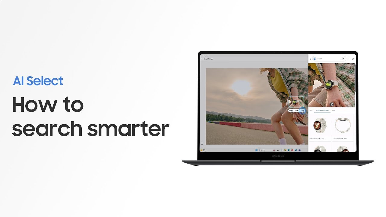 How to use AI Select on Galaxy Book | Samsung Belgium