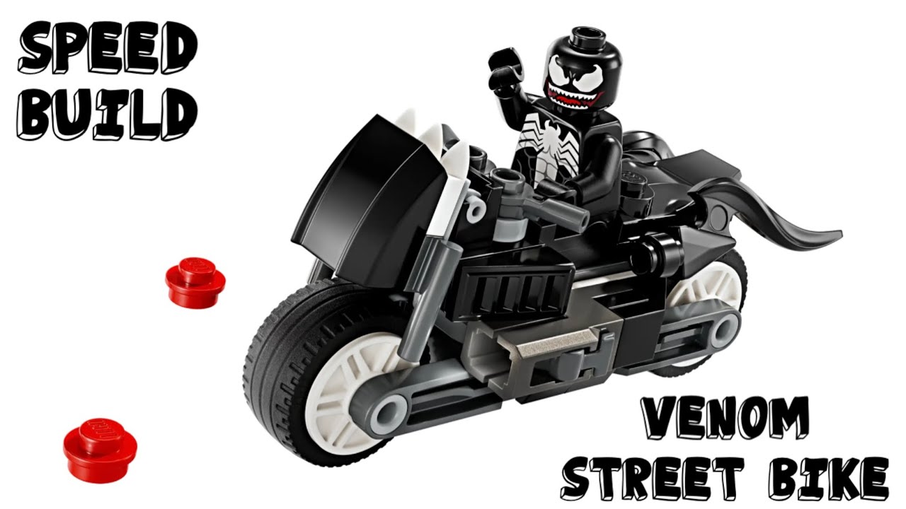 Speed Build | Lego 30679 Venom Street Bike | Marvel | Venom | Stop Motion