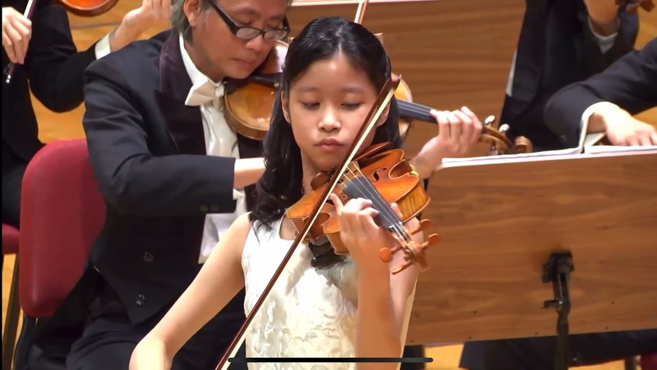 張惜晨Rosie Chang (13y) Mozart violin concerto No.3 in G major 國家音樂廳初登場