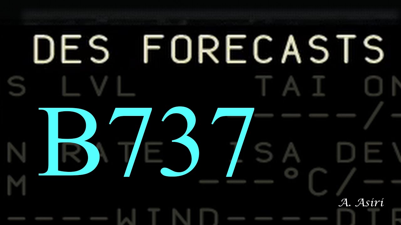 Descend Forecast B737