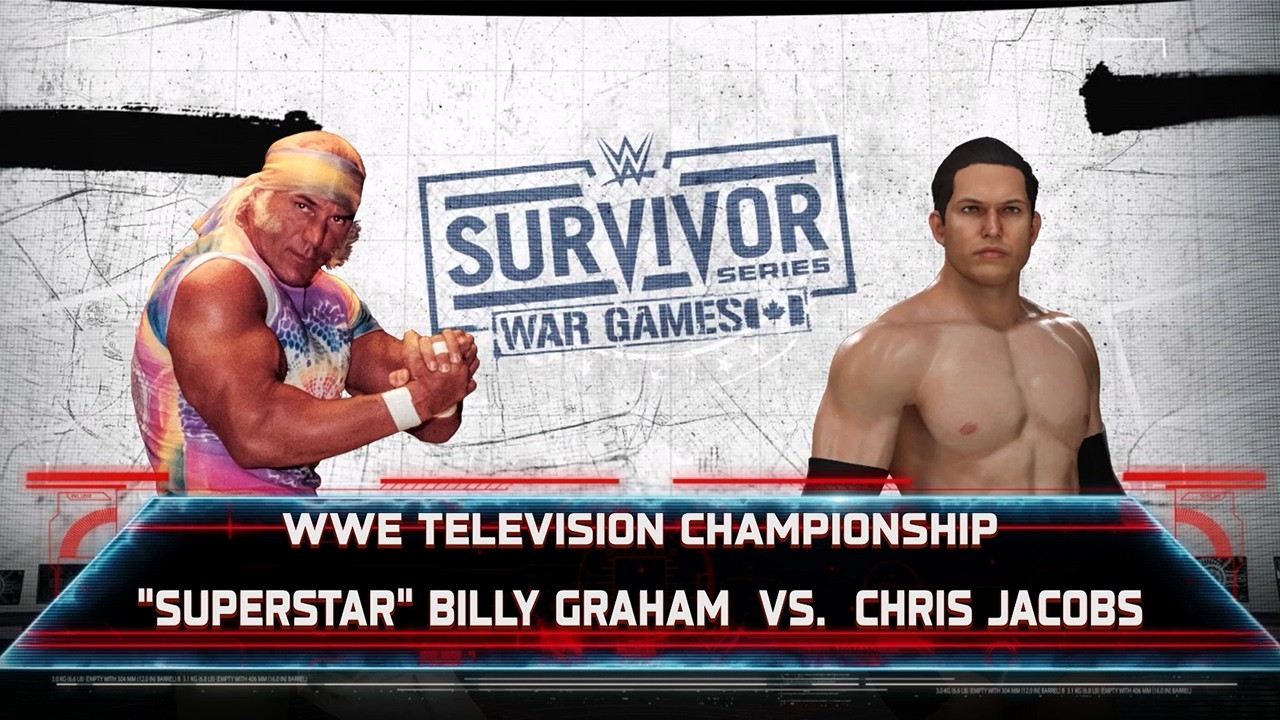 WWE 2k25 | Superstar Billy Graham vs Chris Jacobs Television Championship