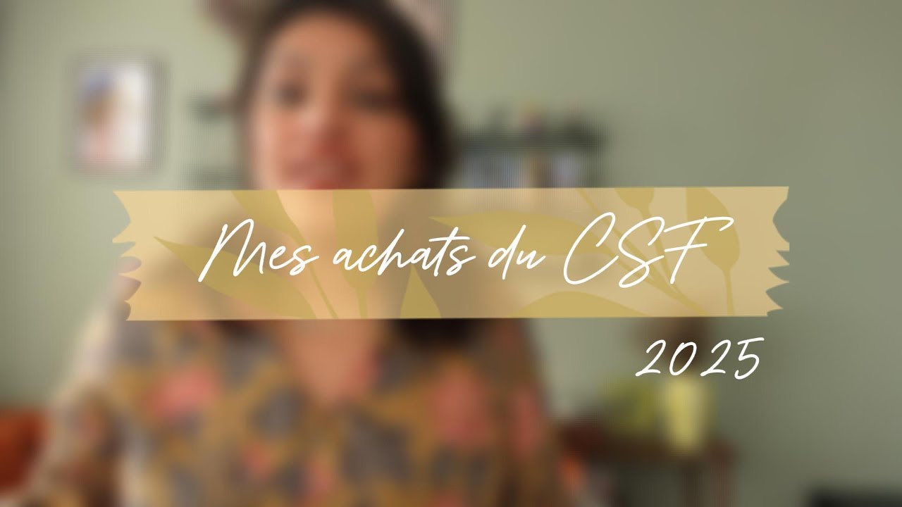 Mes Achats du CSF 2025 (beauucoup de tissus, Atelier Brunette, Merchant & Mills, Calissone, ...)