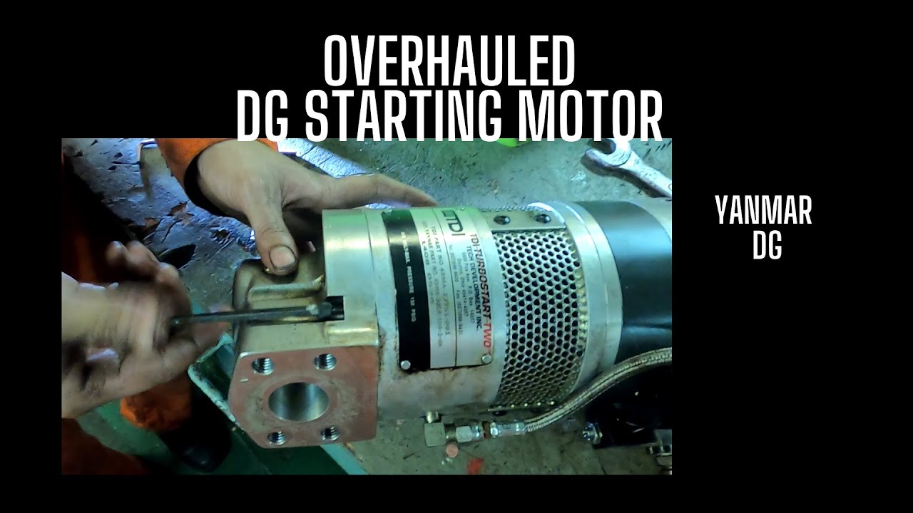 STARTING MOTOR YANMAR DIESEL GENERATOR