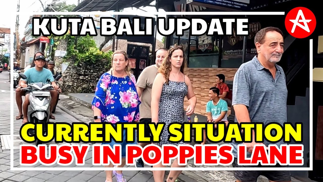 Busy in Poppies Lane 2 || Poppies Lane Kuta Bali