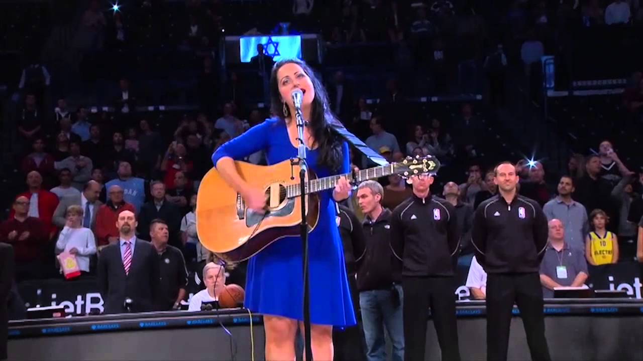 Hatikvah by Dafna @ Maccabi Tel Aviv / Brooklyn Nets התקווה: דפנה  מכבי תל-אביב