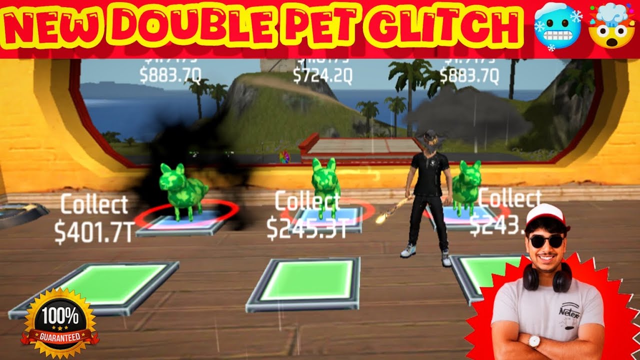 New double pet glitch 🤯🥶 || Steal A Pet Double Pet Glitch 🎯🤯 #freefire #garenafreefire 