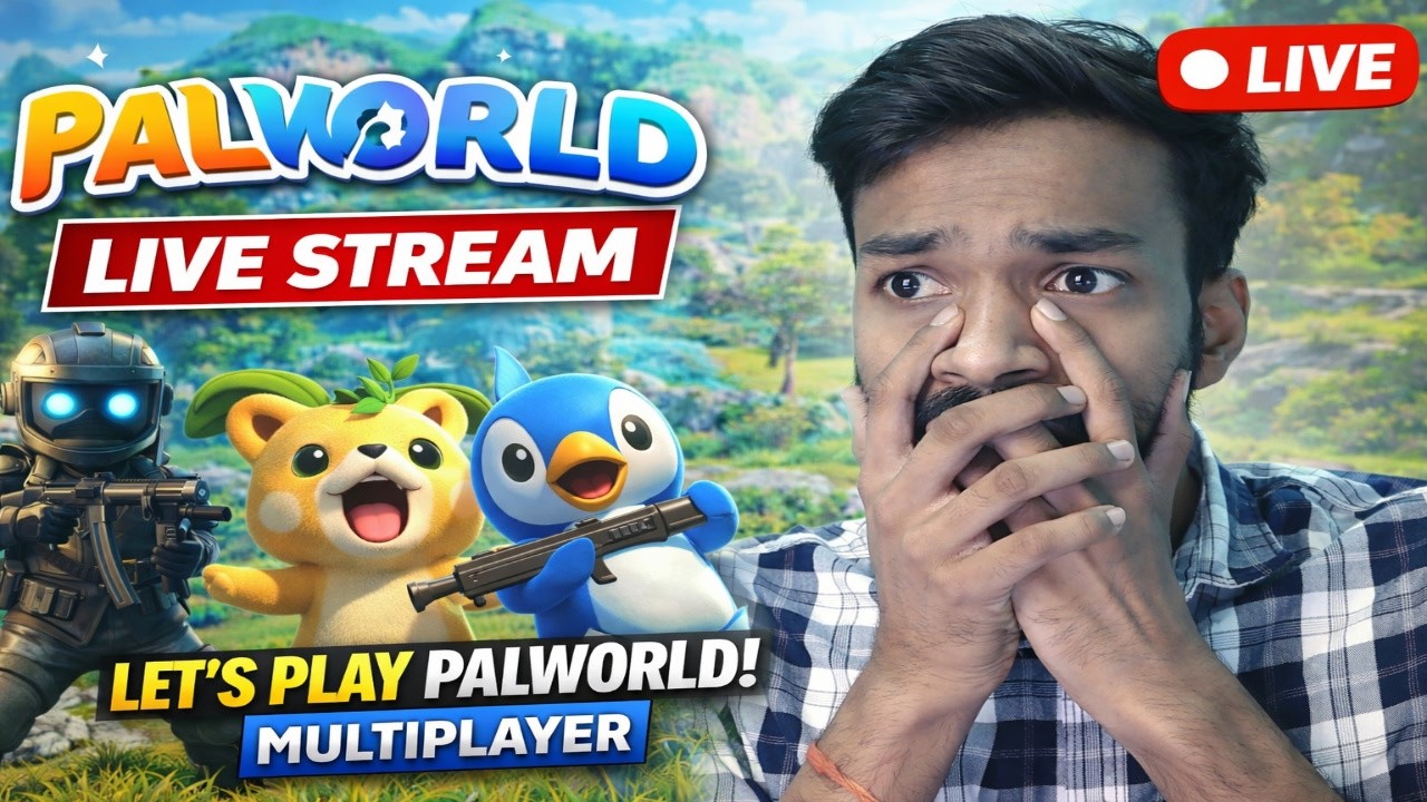 Palworld LIVE 🔴Multiplayer Join Fast [Road to 500 sub] #palworld #palworldgameplay