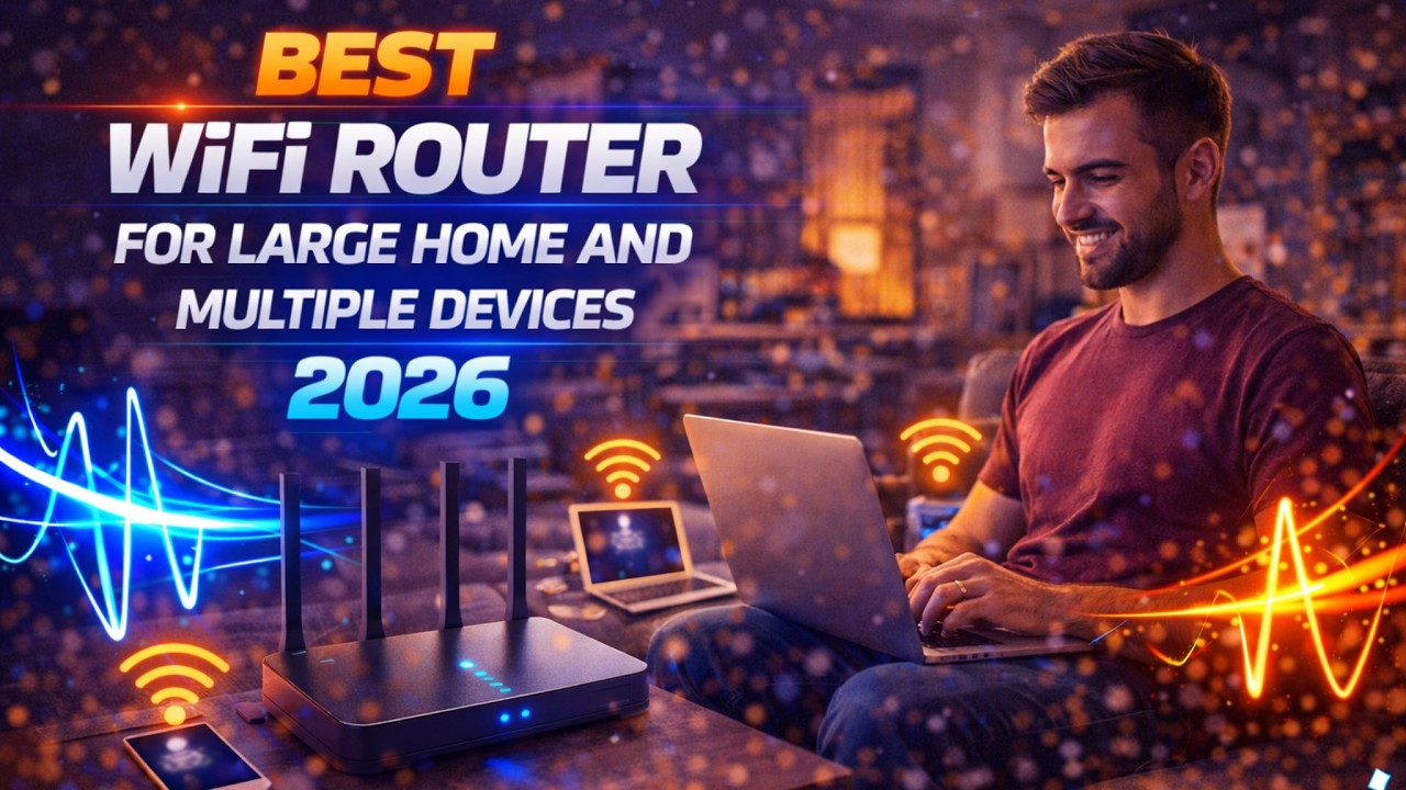 Best WiFi Router for Large Home and Multiple Devices 2026 - Buyer’s Guide - Rating ARK 💥
