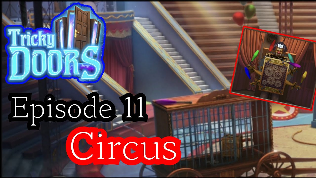 Tricky Doors Circus (Episode 11) walkthrough|FIVE-BN GAMES|