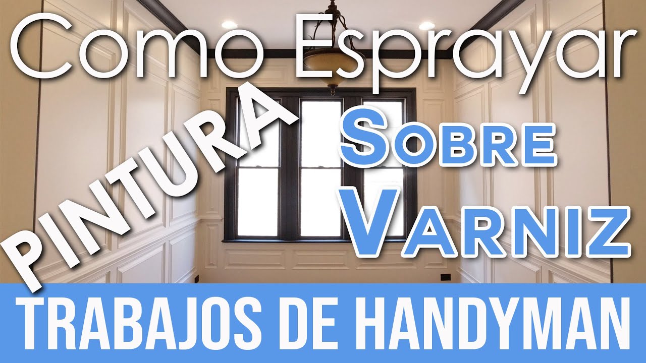 Como esprayar pintura acrilica sobre varniz, como aplicar primer y pintura con maquina.